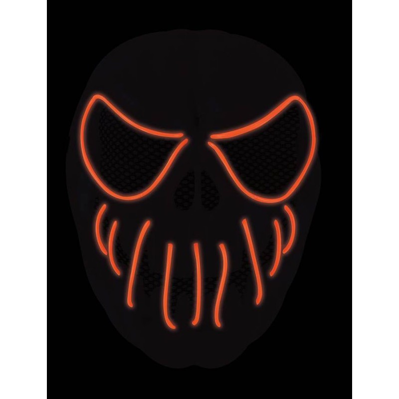 Masque Led Citrouille Terrifiante Halloween