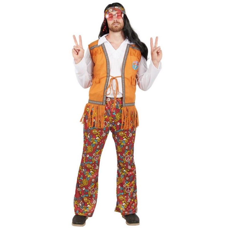 Déguisement Hippie Femme - PTIT CLOWN - Taille L/XL - Multicolore
