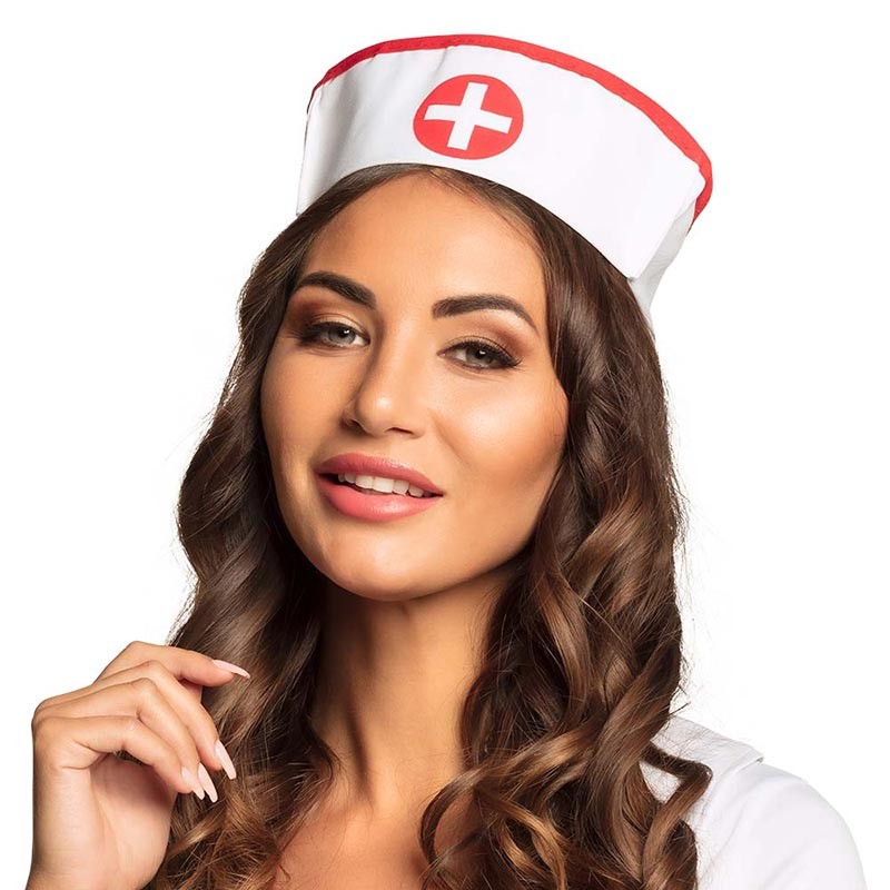 Coiffe pour se déguiser en infirmière guerre mondiale - Chapeau infirmière  adulte