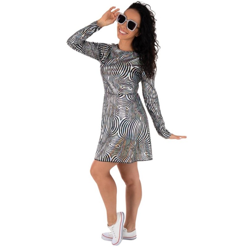 Robe disco pour femme