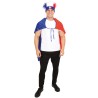 Accessoire supporter cape bleu blanc rouge