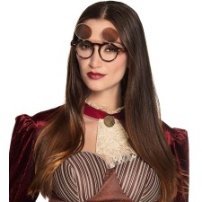 Lunettes steampunk vintage flip-up