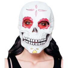 Masque squelette Dia de Los Muertos femme