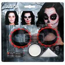 Kit maquillage Dia de Los Muertos femme