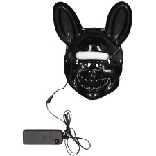 Dos masque Halloween lumineux de lapin tueur