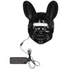 Dos masque Halloween lumineux de lapin tueur