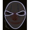 Masque clown LED Halloween