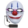 Masque clown tueur Halloween LED