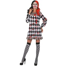 Déguisement Halloween clown femme