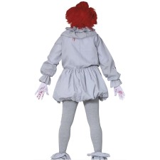 Dos costume de clown tueur d'Halloween homme