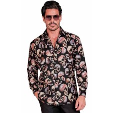 Chemise Halloween homme crânes