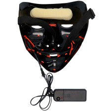 Dos masque Halloween LED orange