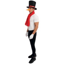 Costume bonhomme de neige avec accessoires