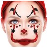 Stickers maquillage clown Halloween femme