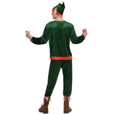 Dos costume lutin de Noël homme