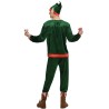 Dos costume lutin de Noël homme