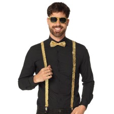 Accessoires disco homme dorés