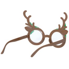 Dos lunettes de Noël avec bois