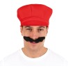 Casquette plombier rouge adulte