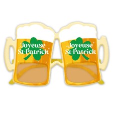 Lunettes bière Saint-Patrick