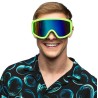 Lunettes de ski vert fluo homme