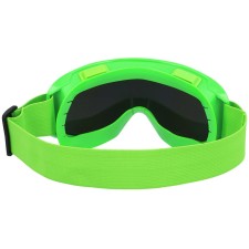 Lunettes de déguisement masque de ski vert fluo