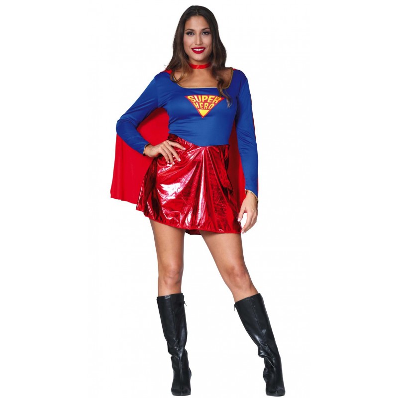 Costume rigolo : Déguisement Femme Super Héroïne Personnalisable